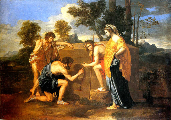 Les Bergers d'Arcadie van Nicolas Poussin