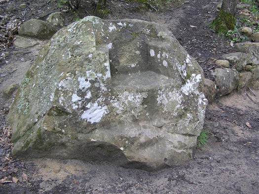 De Fauteuil du Diable in Rennes-les-Bains