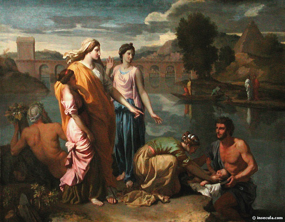 Moïse Sauvé des Eaux de Nicolas Poussin